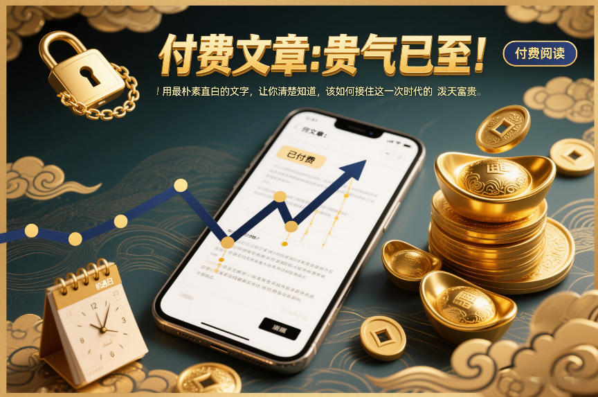 付费文章：贵气已至！用最朴素直白的文字，让你清楚知道，该如何接住这一次时代的泼天富贵 - 识享社-识享社