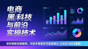 电商黑科技与前沿实操技术：实时更新实操案例，可技术变现亦可自用放大(2026更新-识享社