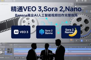 精通VEO 3，Sora 2，Nano Banana商业AI人工智能视频创作完整指南-识享社