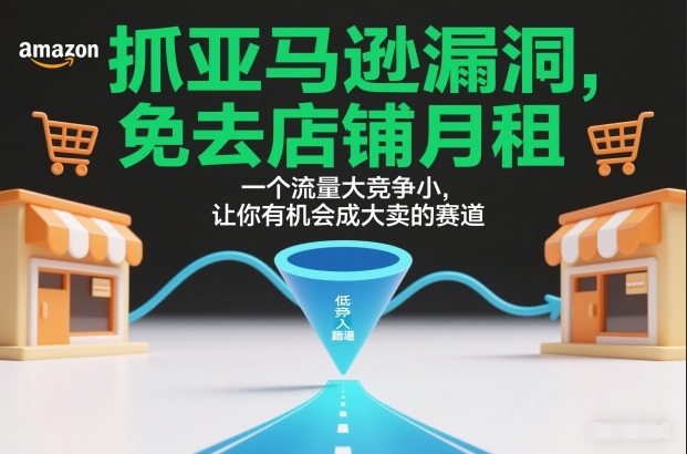 抓亚马逊漏洞，免去店铺月租，一个流量大竞争小，让你有机会成大卖的赛道 - 识享社-识享社