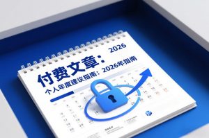 付费文章：个人年度建议指南：2026年指南-识享社
