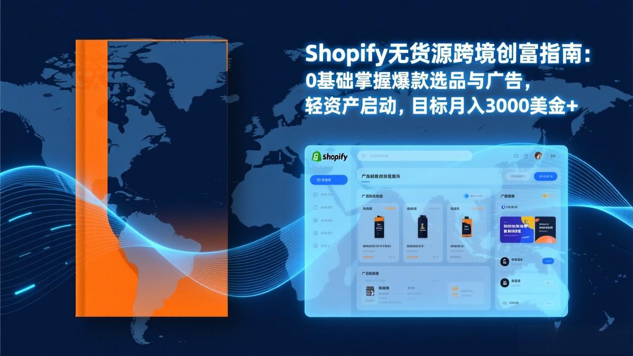 Shopify爆款打法实战：从选品到广告投放，复制爆款模型，驱动独立站月销售额破万刀 - 识享社-识享社