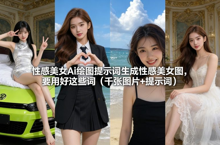 性感美女Ai绘图提示词生成性感美女图，要用好这些词(千张图片+提示词) - 识享社-识享社