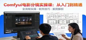 ComfyUI电影分镜实操课：分镜一致性，全流程AI视频制作，零基础也能做专业分镜-识享社