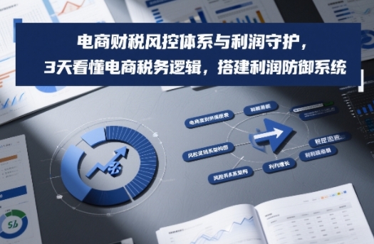 电商财税风控体系与利润守护，3天看懂电商税务逻辑，搭建利润防御系统-识享社