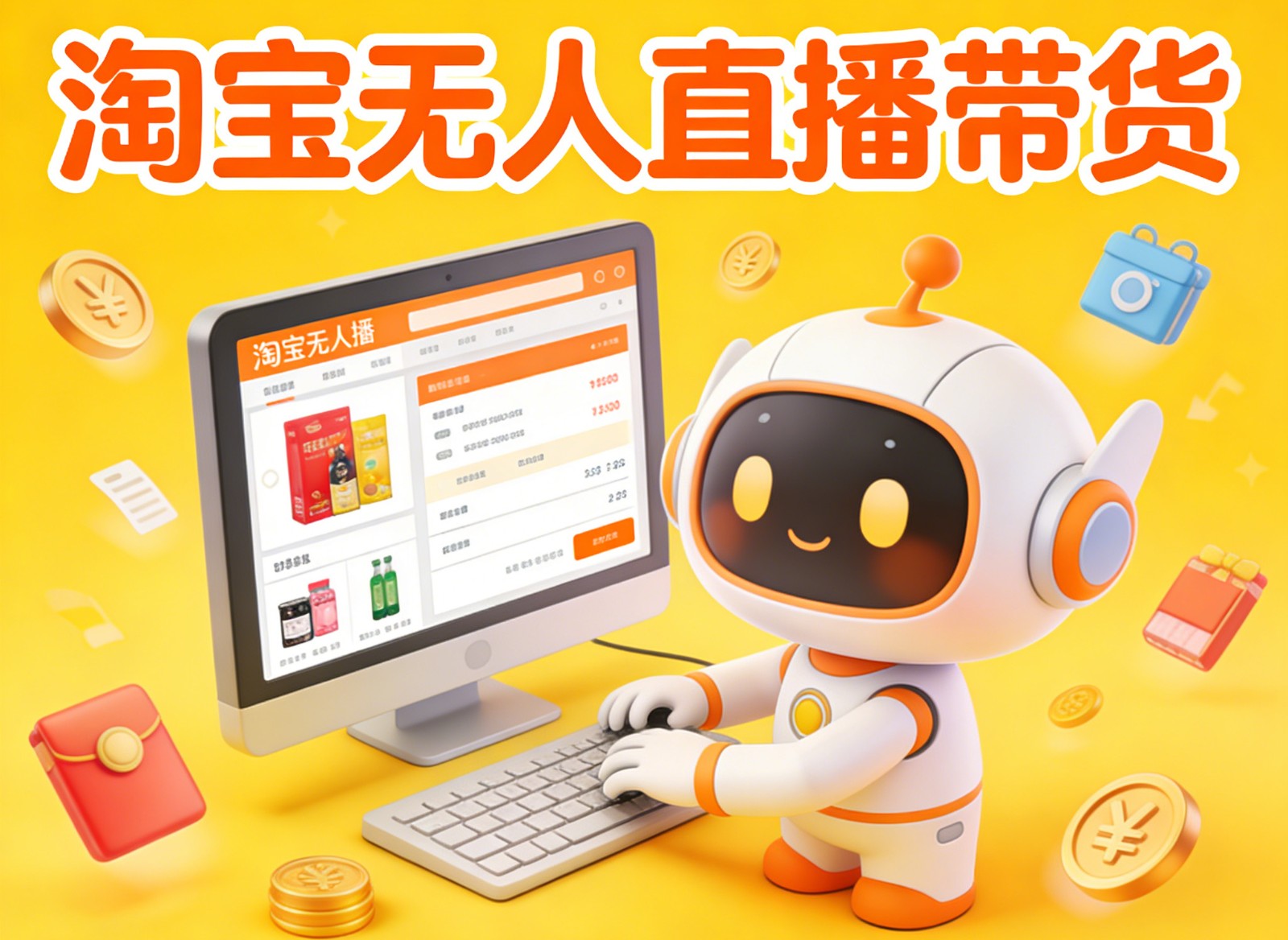 图片[1]-淘宝无人直播带货，24小时自动卖货，月佣金1W+，不违规不封号，不用露脸 - 识享社-识享社