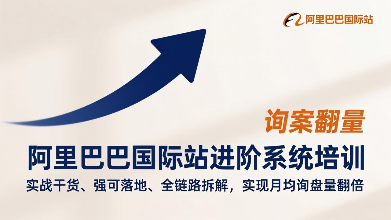 阿里巴巴国际站进阶系统培训，实战干货、强可落地、全链路拆解，实现月均询盘量翻倍 - 识享社-识享社