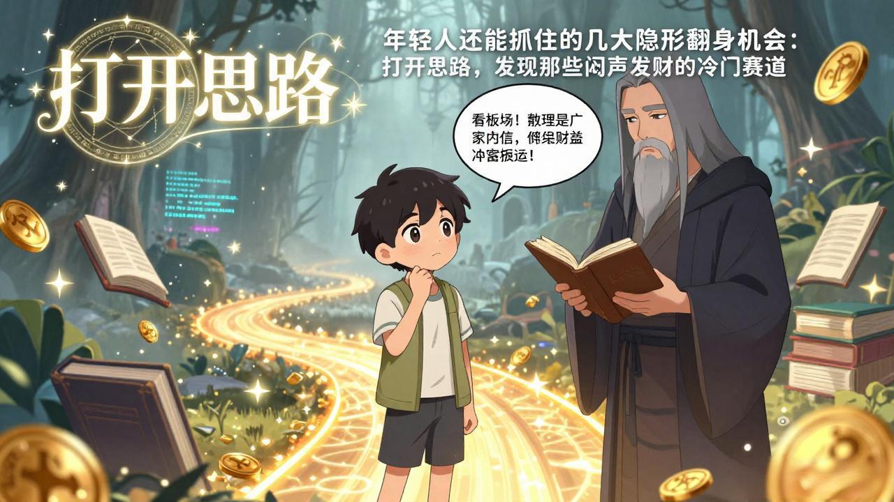 付费文1+2：年轻人还能抓住的几大隐形翻身机会：打开思路，发现那些闷声发财的冷门赛道 - 识享社-识享社