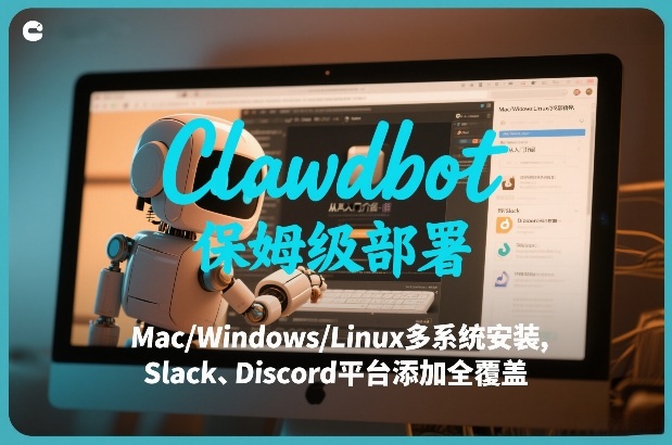 Clawdbot保姆级部署，从入门介绍、Mac/Windows/Linux多系统安装，到Slack、Discord平台添加全覆盖-识享社