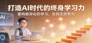 打造AI时代的终身学习力：重构被异化的学习，告别无效努力-识享社