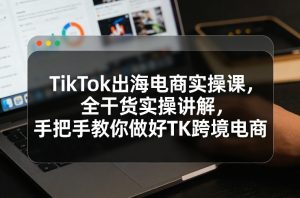 TikTok出海电商实操课，全干货实操讲解，手把手教你做好TK跨境电商-识享社