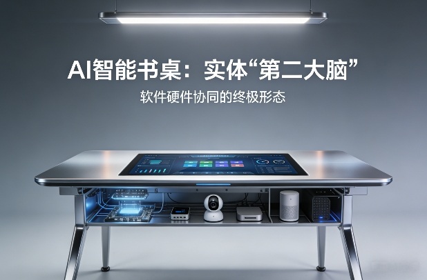 AI智能书桌搭建，构建你的实体“第二大脑”，软件硬件协同的终极形态-识享社