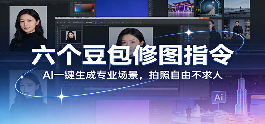 六个豆包修图指令：AI 一键生成专业场景，拍照自由不求人-识享社