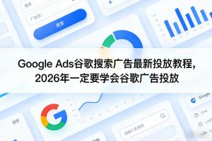 Google Ads谷歌搜索广告最新投放教程,2026年一定要学会谷歌广告投放-识享社