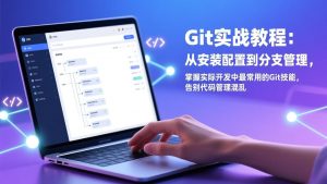 Git实战教程:从安装配置到分支管理,掌握实际开发中最常用的Git技能,告别代码管理混乱-识享社