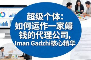 超级个体:如何运作一家賺钱的代理公司,Iman Gadzhi核心精华(双语字幕)-识享社