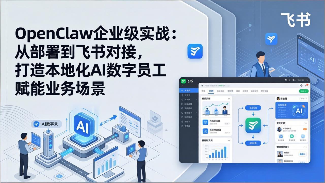 OpenClaw企业级实战:从部署到飞书对接,打造本地化AI数字员工赋能业务场景 - 识享社-识享社