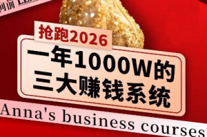 安娜老师·2026千亿商机分享会-识享社