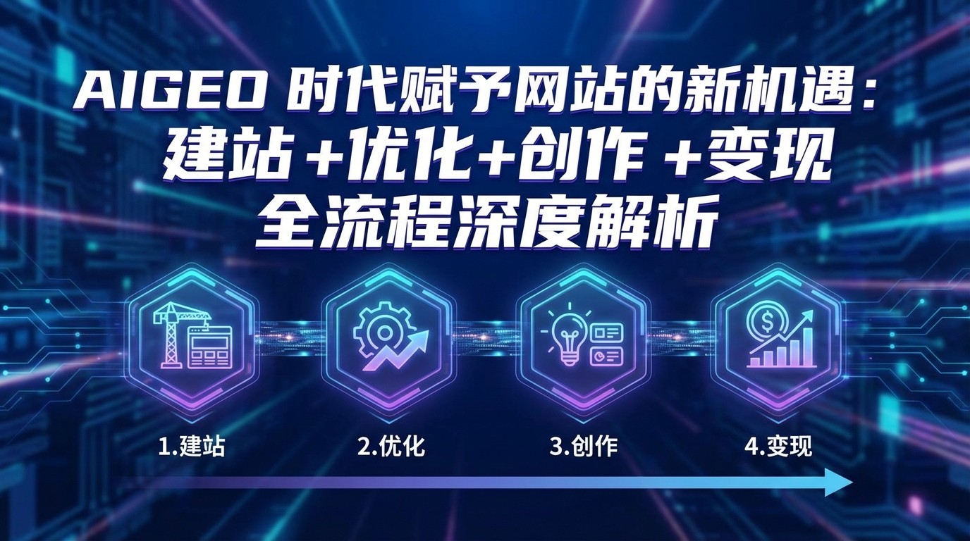 AIGEO+时代赋予网站的新机遇：建站+优化+创作+变现+全流程深度解析 - 识享社-识享社