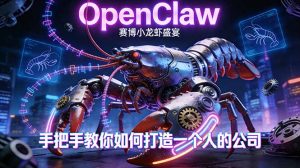 OpenClaw，小龙虾-从产品到爆款的成长之路，手把手教你如何打造一个人的公司-识享社