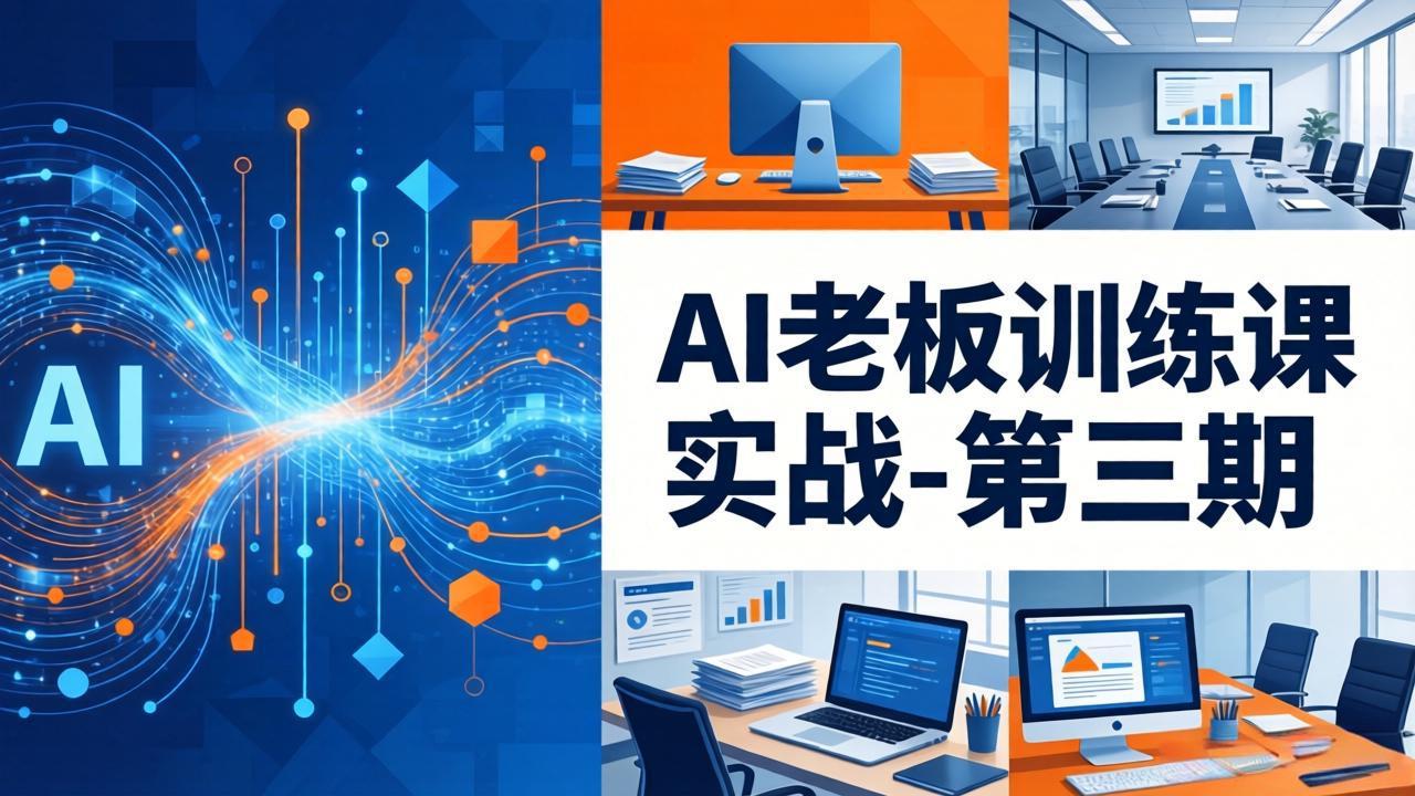 AI老板训练课实战-第三期:AI+内容应用落地教学,从0到1打通AI变现完整路径 - 识享社-识享社