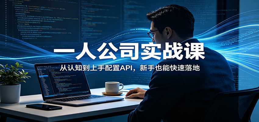 一人公司实战课：从认知到上手配置API，新手也能快速落地 - 识享社-识享社