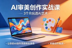 AI审美创作实战课，3个月玩透AI艺术，让你的AI创作思路脱胎换骨，突破创作瓶颈-识享社