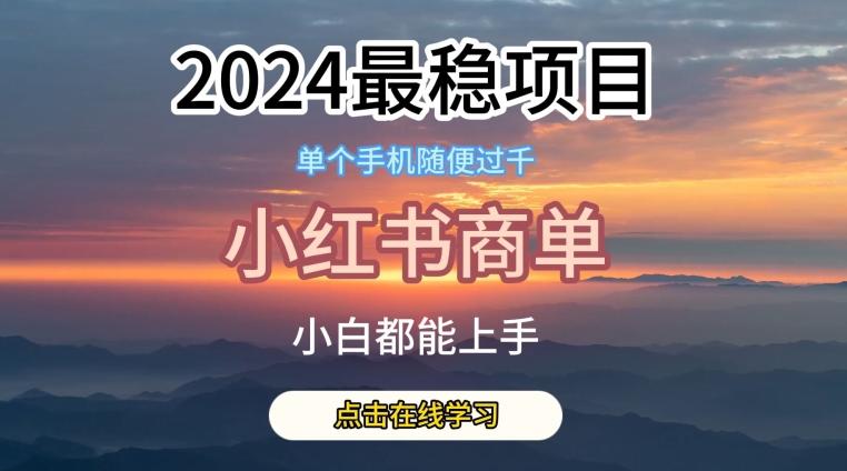 2024最稳蓝海项目，小红书商单项目，没有之一【揭秘】 - 识享社-识享社