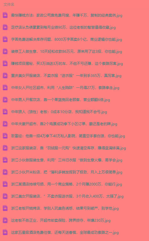 图片[1]-(9607期)真实有效391套商业模式，年入几十到几百万案例解析(电子书+视频+图文) - 识享社-识享社