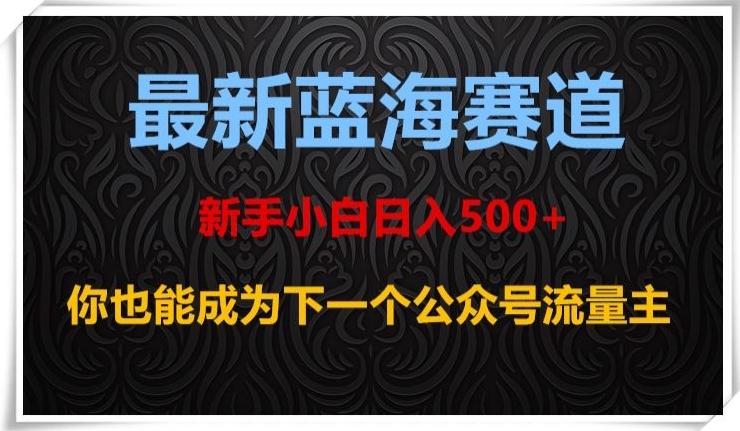 最新蓝海赛道,新手小白日入500+,你也能成为下一个公众号流量主【揭秘】-识享社