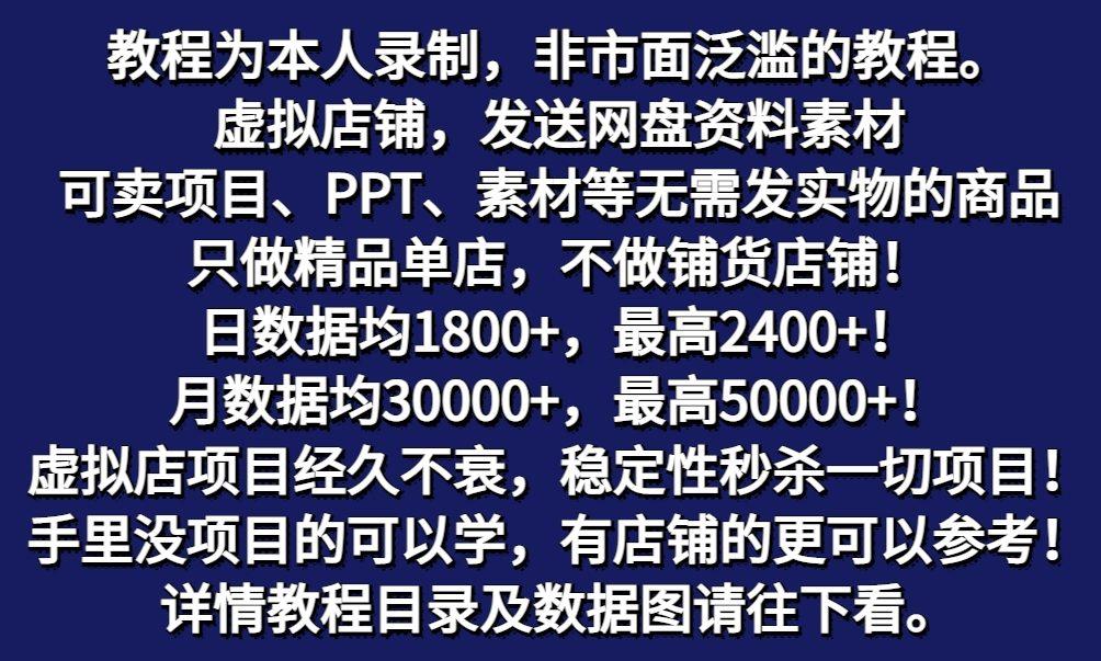 图片[2]-拼多多虚拟电商训练营月入50000+你也行，暴利稳定长久，副业首选 - 识享社-识享社
