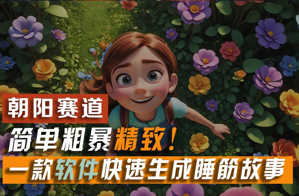 利用一款软件5分钟一条爆款睡筋故事，简单粗暴精致！小白月入2w+ - 识享社-识享社