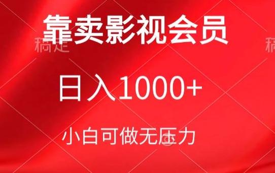 靠卖影视会员，日入1000+，落地保姆级教程，新手可学【揭秘】 - 识享社-识享社