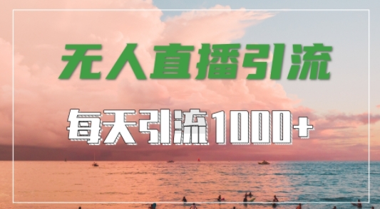 抖音快手视频号全平台通用，无人直播引流法，超暴力引流1000+高质量精准创业粉【揭秘】 - 识享社-识享社