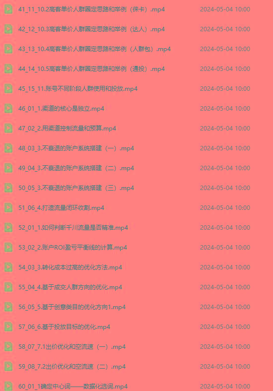 图片[3]-2024单品正价起号，直播素材投流选品：选品课+投流课+素材课+卡首屏/100节 - 识享社-识享社