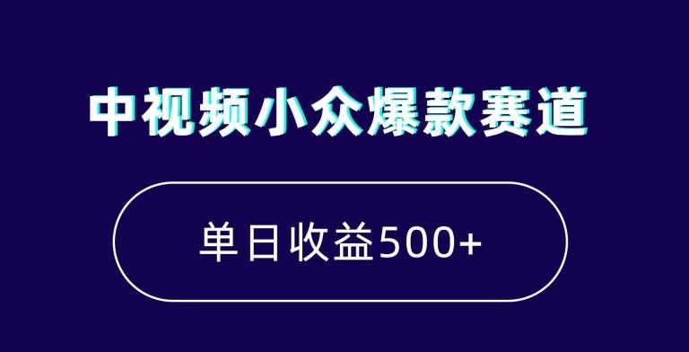 中视频小众爆款赛道，7天涨粉5万+，小白也能无脑操作，轻松月入上万【揭秘】 - 识享社-识享社