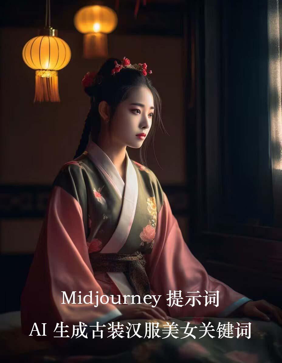 Midjourney关键词-AI生成中国风古装汉服美女人像提示关键词 - 识享社-识享社