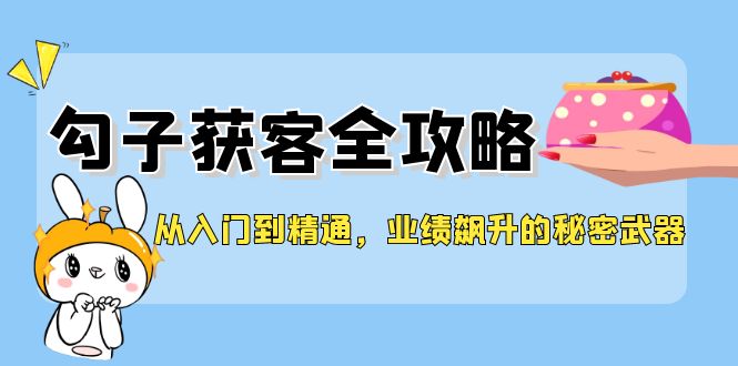 从入门到精通，勾子获客全攻略，业绩飙升的秘密武器 - 识享社-识享社