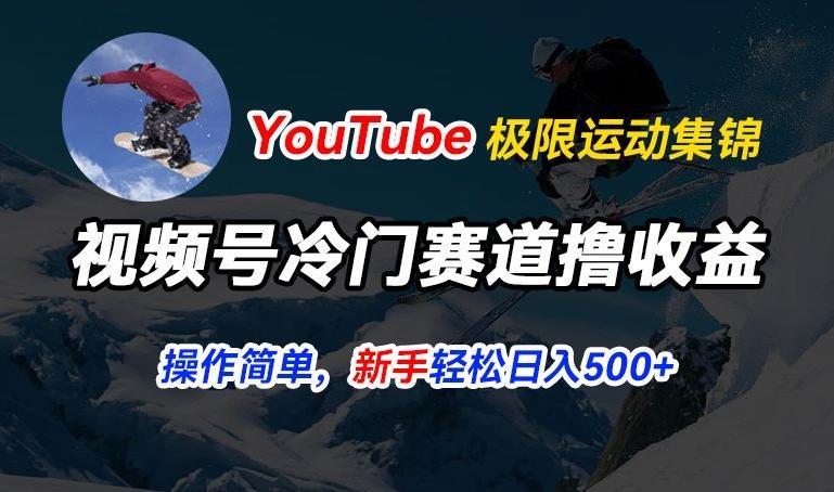 视频号冷门赛道撸收益，YouTube搬运极限运动集锦，暴力起号，操作简单流量高，轻松日入5张【揭秘】 - 识享社-识享社