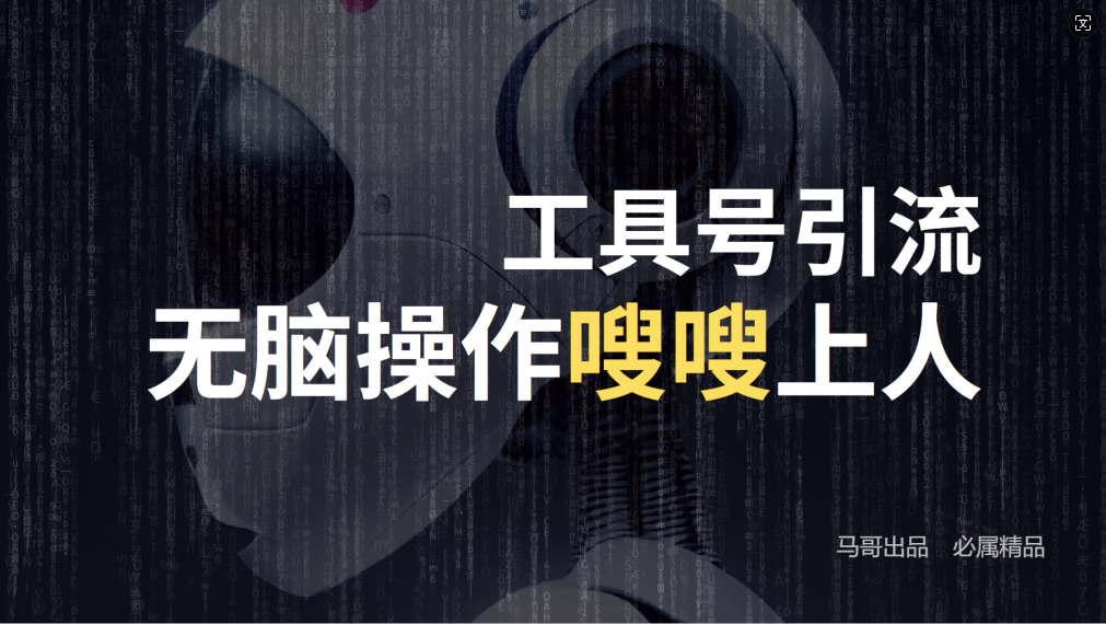 24年抖音最新工具号日引流300+创业粉，日入5000+ - 识享社-识享社