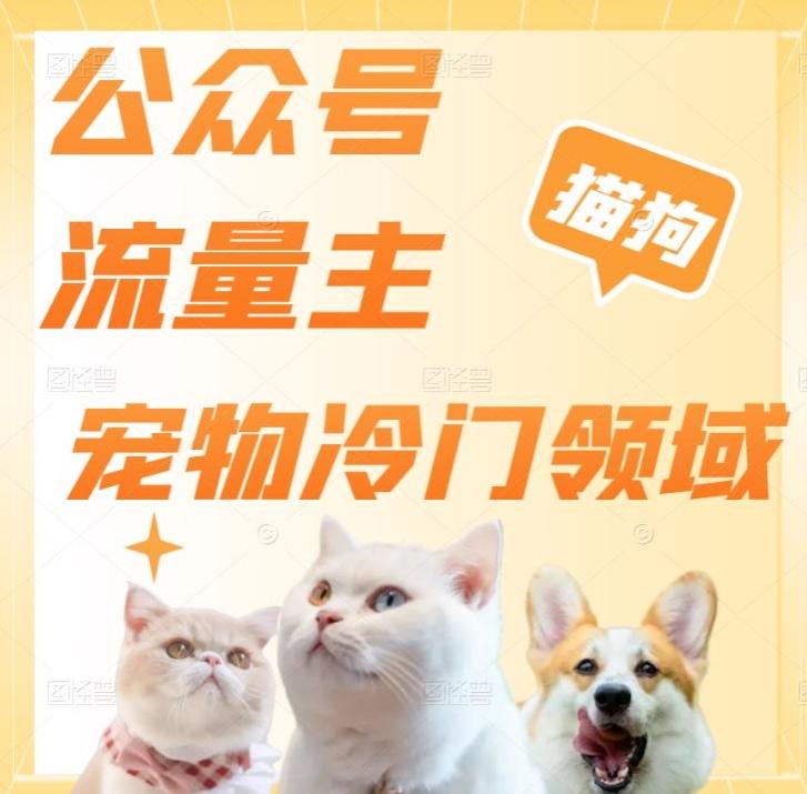 公众号流量主，萌宠冷门领域，单日收益2000+，简单暴力掘金，矩阵操作，无限放大收益！ - 识享社-识享社