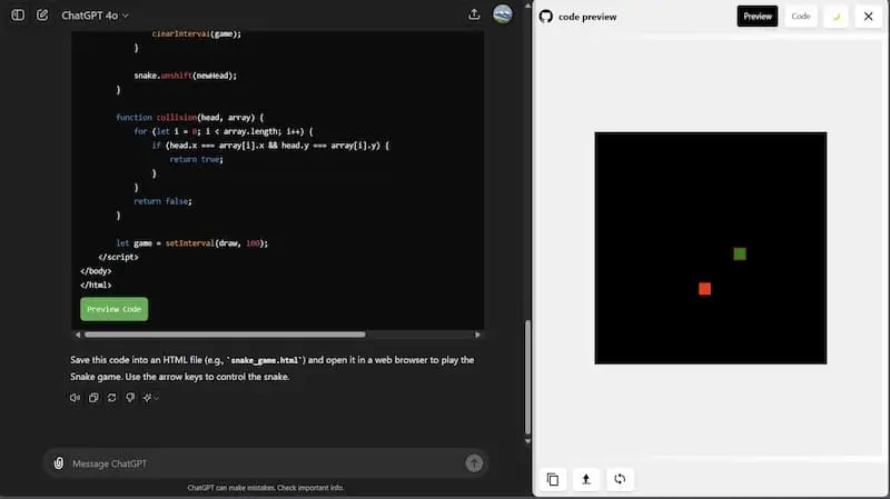 ChatGPT Code Preview｜AI编程预览工具 - 识享社-识享社
