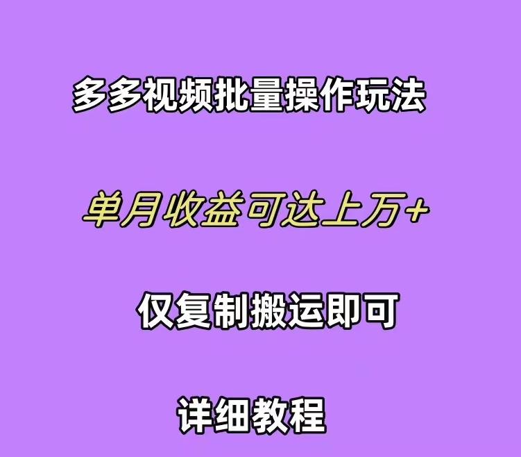 (10029期)拼多多视频带货快速过爆款选品教程 每天轻轻松松赚取三位数佣金 小白必… - 识享社-识享社