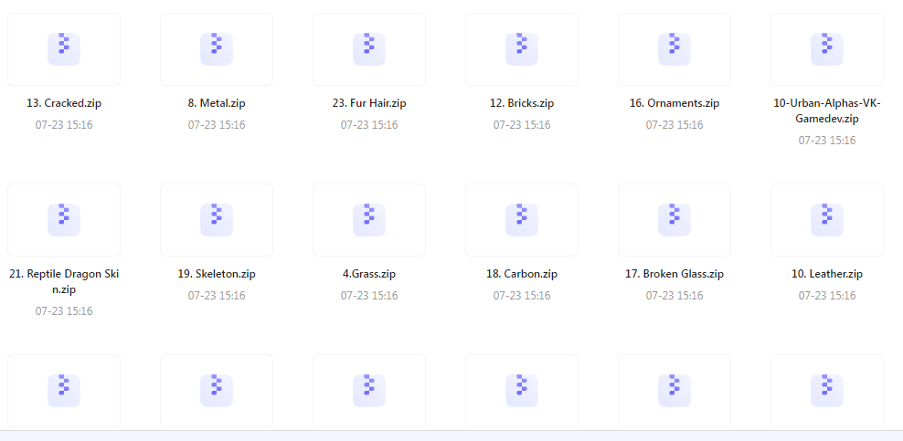 【素材分享】实用教程+素材 Zbrush与Blender表面纹理合集-识享社