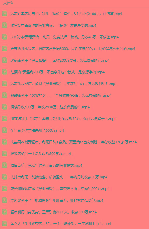 图片[5]-(9607期)真实有效391套商业模式，年入几十到几百万案例解析(电子书+视频+图文) - 识享社-识享社