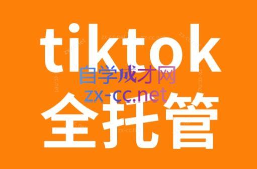 TikTok跨境电商全托管运营模式精品课-识享社