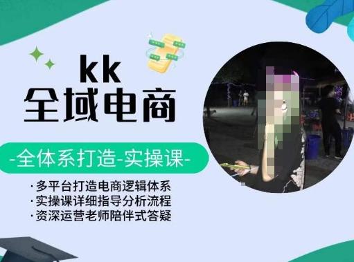 KK全域电商，全体系打造实操课，多平台打造电商逻辑体系 - 识享社-识享社